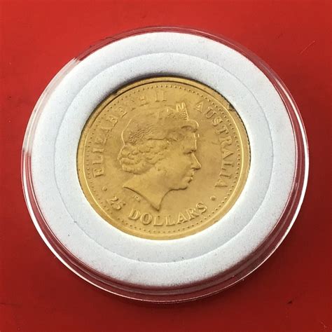 1 4 Oz 9999 Gold Australian Lunar Year Dragon 2000 Perth Mint Bullion