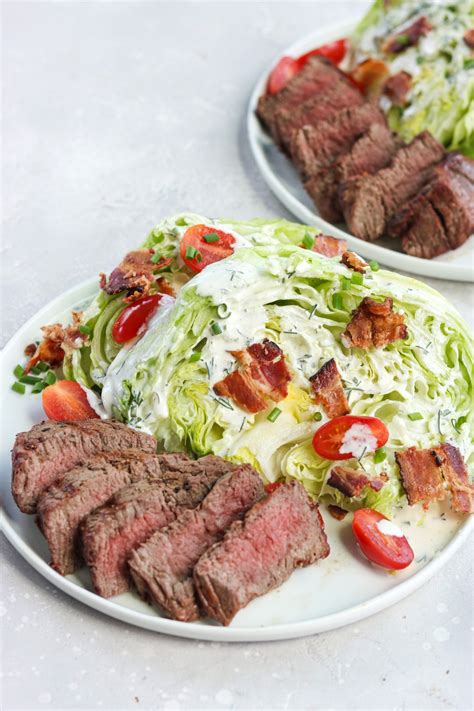 Steakhouse Wedge Salad With Homemade Ranch Paleo