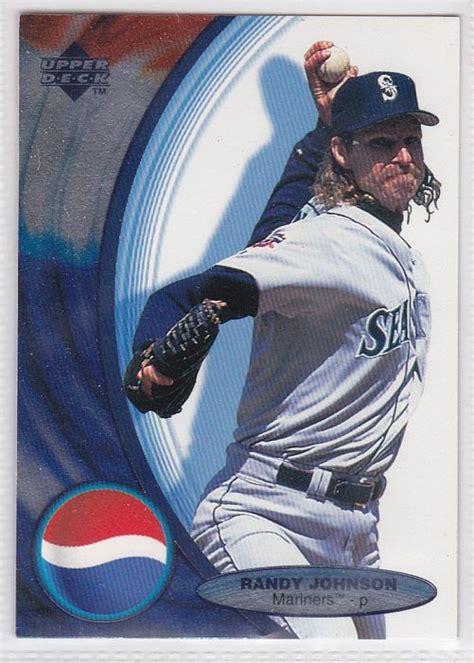 Seattle Mariners Randy Johnson Pitcher Baseball Trading Card Upper Deck