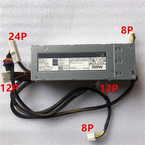 Psu For Dell T320 350w Switching Power Supply Dh350e S0 Df83c F350e S0 8m7n4 Dps 350ab 19 A