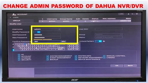 Change Dahua NVR DVR Password How To Reset Dahua DVR NVR Admin