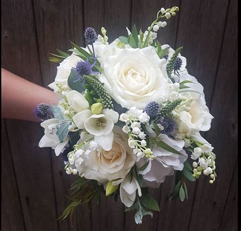 Elegant And Timeless Pink Lily Of The Valley Wedding Bouquets