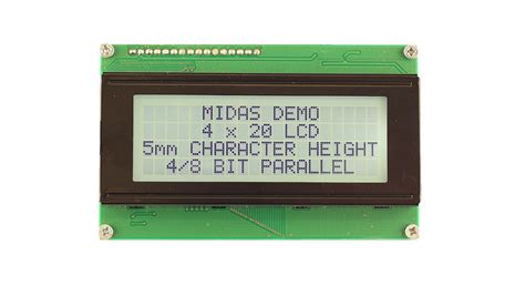 Midas Mc42005a6w Fptlwi V2 Alphanumeric Lcd Alphanumeric Display 4