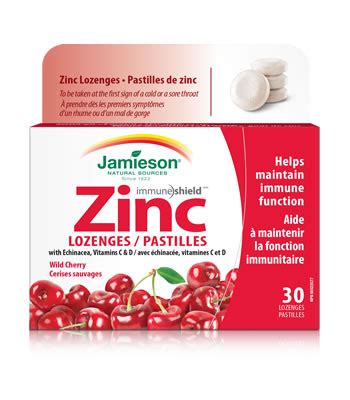 Zinc Lozenges With Echinacea, Vitamins C And D – Wild Cherry | Ultra Pharm Marketing Limited