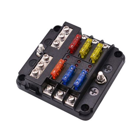 Way Electric Blade Fuse Holder Box Block Case V Car Truck Boat