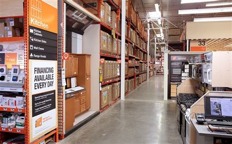 The Kitchen Cabinet Aisle At The Home Depot Installing Kitchen