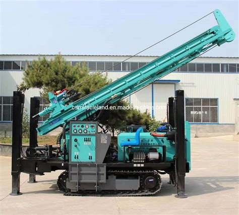 Crawler Full Hydraulic Dth Hammer Air Borehole Geothermal Water Well Drilling Machine Water