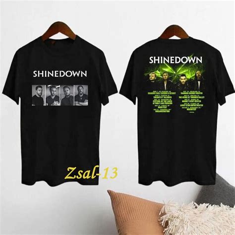 Shinedown Band Tour 2024 Black T Shirt H62116