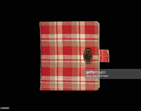 Still Life Of Anne Franks Red Plaid Diary Her First Journal In Nachrichtenfoto Getty Images