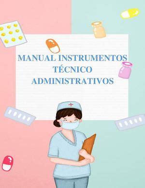 Calam O Manual Instrumentos T Cnico Administrativos