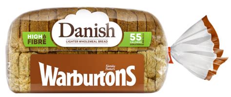 Wholemeal Danish 400g Wholemeal Bread Warburtons