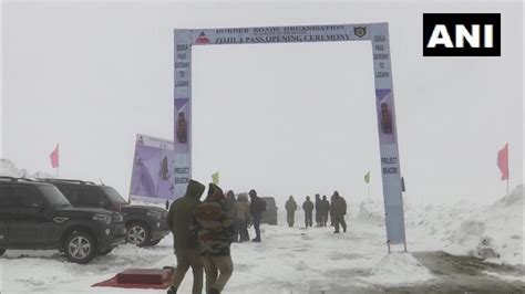 ANI On Twitter Zoji La Pass On The Srinagar Leh Highway Has Been