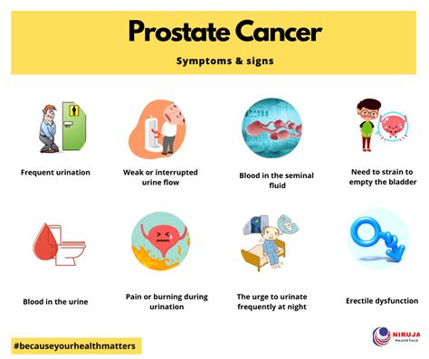 Prostate Cancer Symptoms and Signs