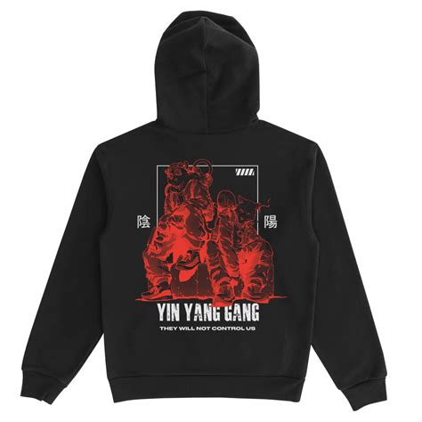 Rebel Hoodie Yin Yang Gang