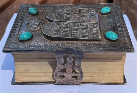 Sterling Silver Bound Hebrew Bible In English What Is It