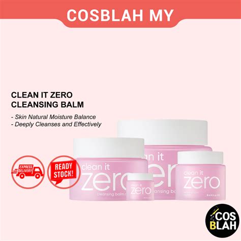 Banila Co Clean It Zero Original Cleansing Balm 50ml 100ml 180ml Shopee Malaysia