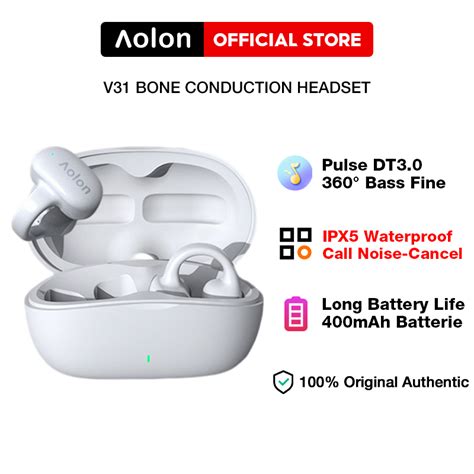 Aolon 2023 New Tws Wireless Bluetooth Headset Bone Conduction Noise