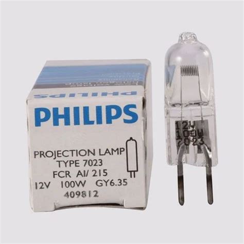 Glass Philips 12V 100W 7023 GY6 35 Halogen Lamp Non Reflector At 210