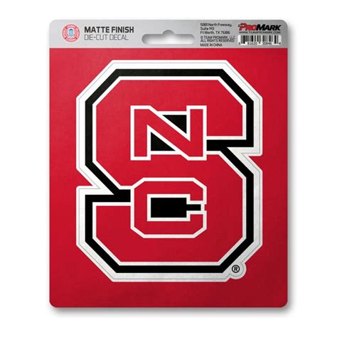 North Carolina State University Wolfpack Vinyl Matte Sticker At