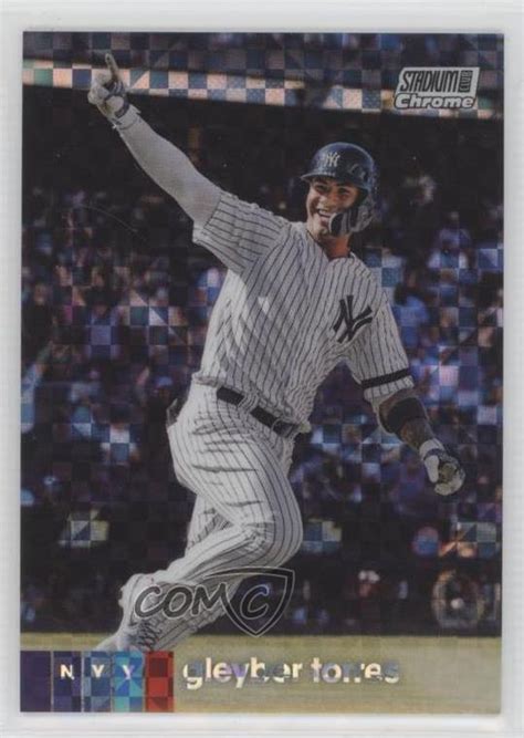 Topps Stadium Club Chrome X Fractor Gleyber Torres For Sale