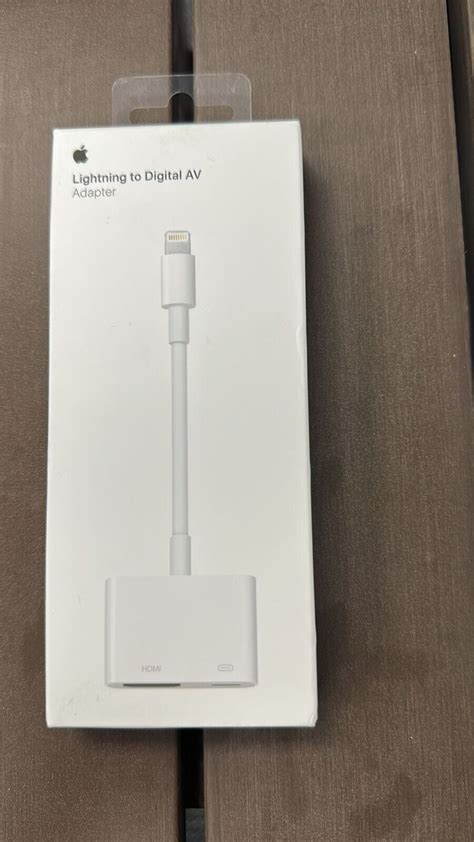 Authentic Apple Lightning To Hdmi Digital Av Adapter Md826am A A1438 New 888462323062 Ebay