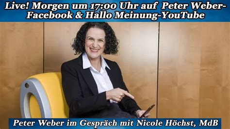 Live Morgen Auf Peter Weber Fb Hallo Meinung Youtube