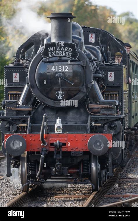 The Wizard Express A Lms Ivat Class Steam Train Arriving At