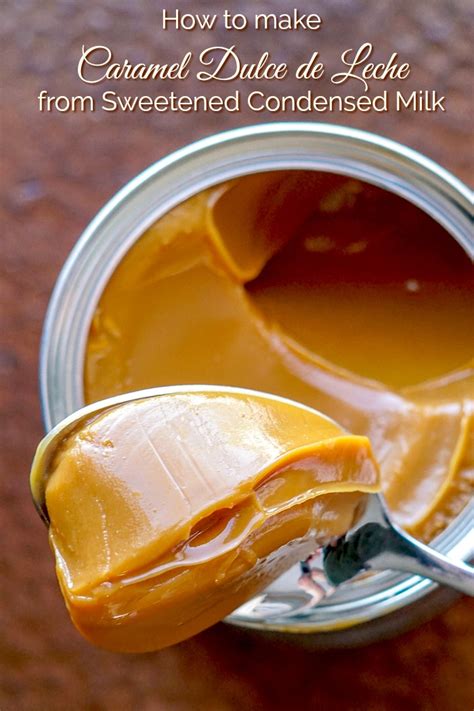 How To Make Caramel From Sweetened Condensed Milk Reciplaza