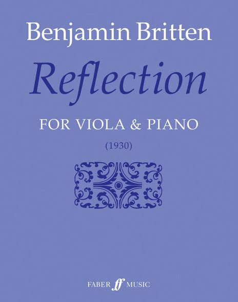 Britten Benjamin Twelve Variations Piano Faber Music Bible In