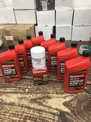 Engine Oil Synthetic Blend Motorcraft Xo W Qfs Qt And Fl S Ebay