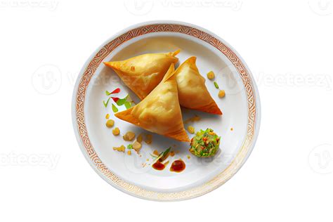 Croustillant Frit Samosa Isolé Sur Transparent Contexte 24108055 Png