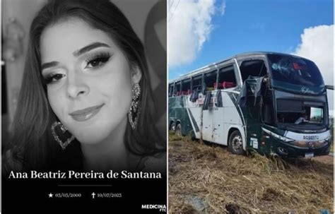 Universitária De 23 Anos Morre Em Acidente Entre ônibus E Caminhão No