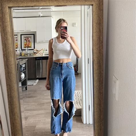 Wild Fable Ripped Jeans Size A Good Condition Depop