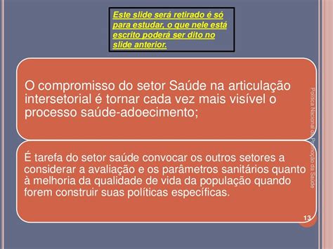 Saúde Coletiva PolÍtica Nacional De PromoÇÃo Da SaÚde