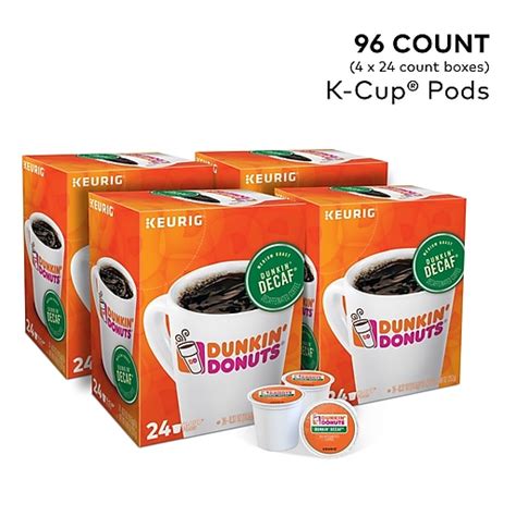 Dunkin' Donuts Dunkin' Decaf Coffee, Keurig® K-Cup® Pods, Medium Roast ...