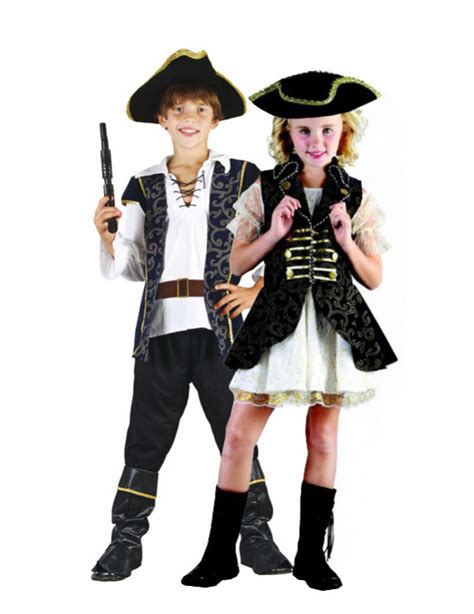 D Guisement De Couple Capitaines Pirates Chic Enfants Deguise Toi