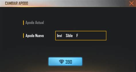 Espacio Y Nombre Invisible Para Nicks De Free Fire Liga De Gamers