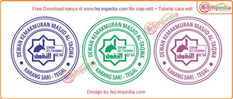 Detail Contoh Stempel Dkm Masjid Koleksi Nomer