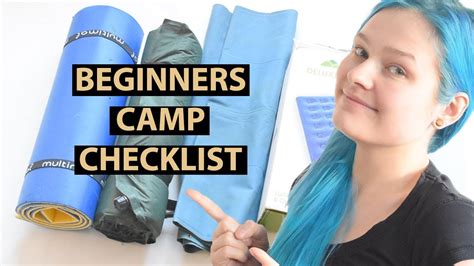 Basic Camping Gear Beginner Checklist UK And Europe Iotjzd