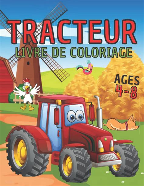 Buy Livre de coloriage de tracteurs pour les enfants de 4 à 8 ans