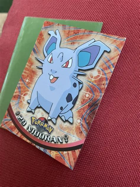 Carte Pok Mon Tv Animation Dition Topps Vf Nidoran Holo Eur