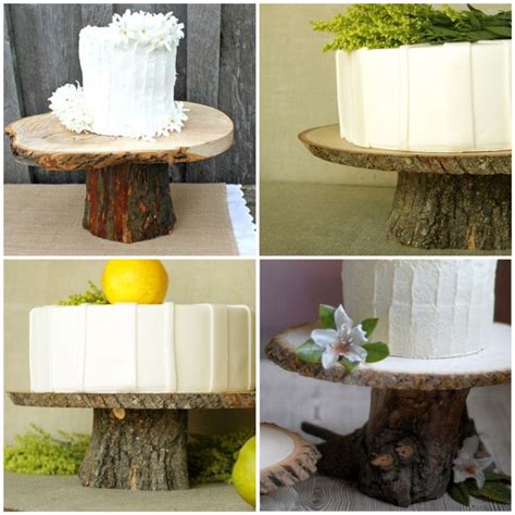 tree stump cake stand Archives - Glitter, Inc. | Rustic cake stand wood, Wood cake stand, Wood cake