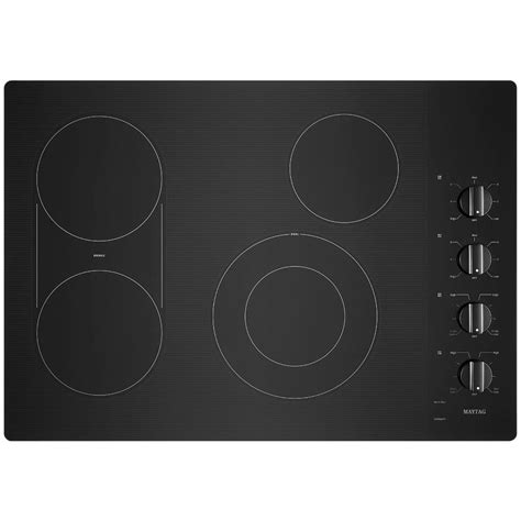 Maytag 30 Electric Cooktop With Reversible Grill And Griddle In Black Nebraska Furniture Mart