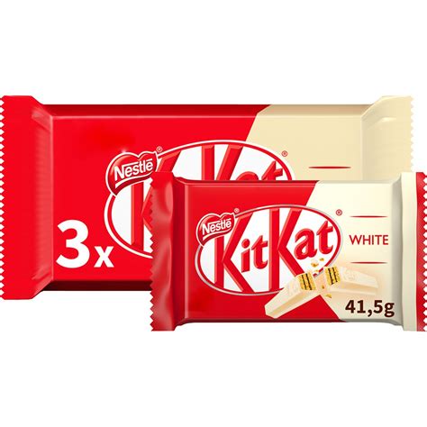 Snack Chocolate Branco MP 3x embalagem 41 5 g Nestlé Kit Kat