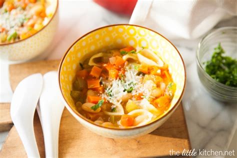 Pantry Vegetable And Pasta Soup The Little Kitchen