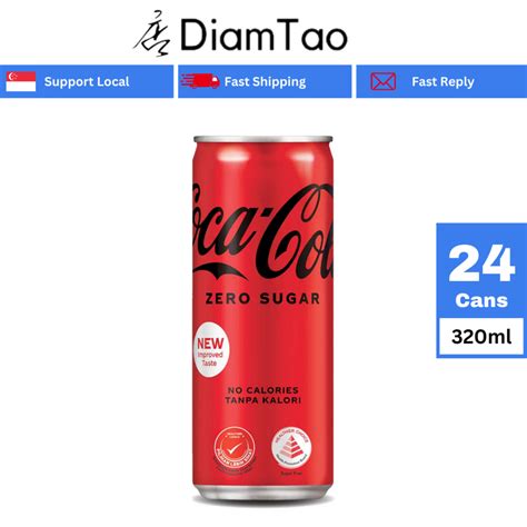 Coca Cola Zero Sugar 320ml X 24 Cans Shopee Singapore