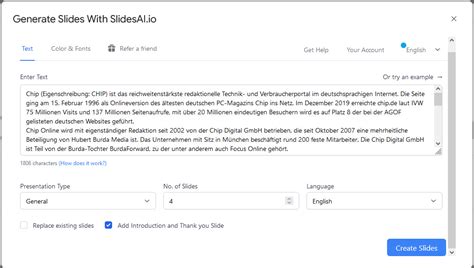 SlidesAI Präsentationen mit KI erstellen Download CHIP