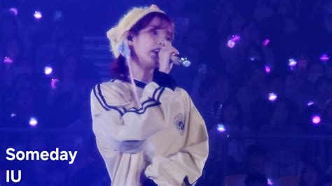 4k 아이유 Iu Someday En Encore Fancam Iu Her World Tour Concert