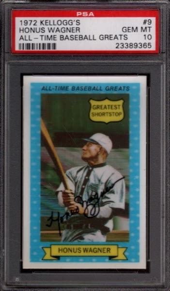 Baseball Kelloggs All Time Greats The Dean Collection Set Image