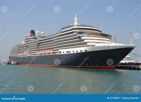 Cruise ship stock image. Image of colors, cruise, cunard - 57763821